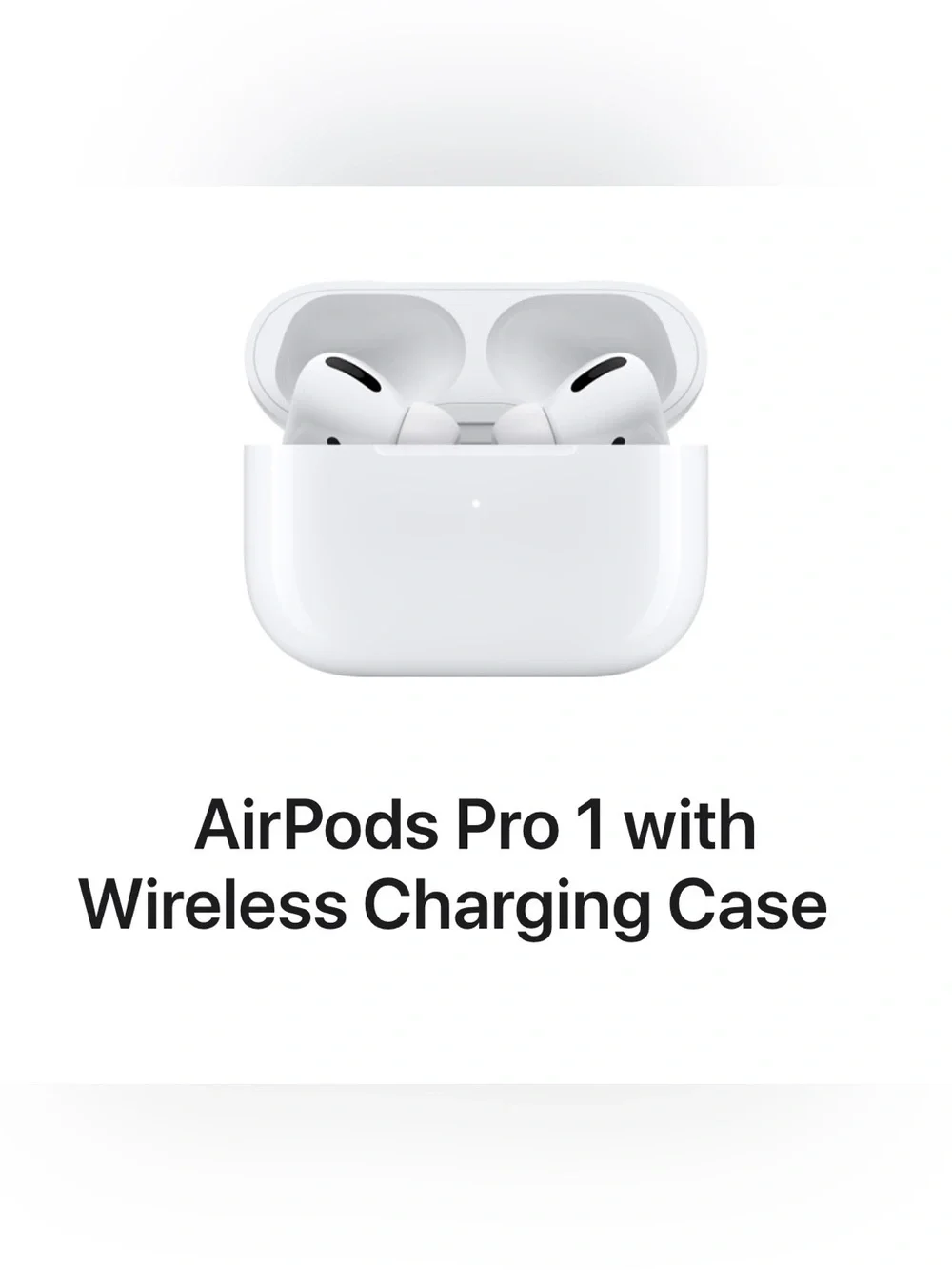 Apple AirPods Pro (First Generation) with Wireless Charging Case - Like New!